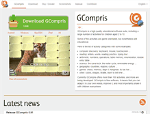 Tablet Screenshot of gcompris.net
